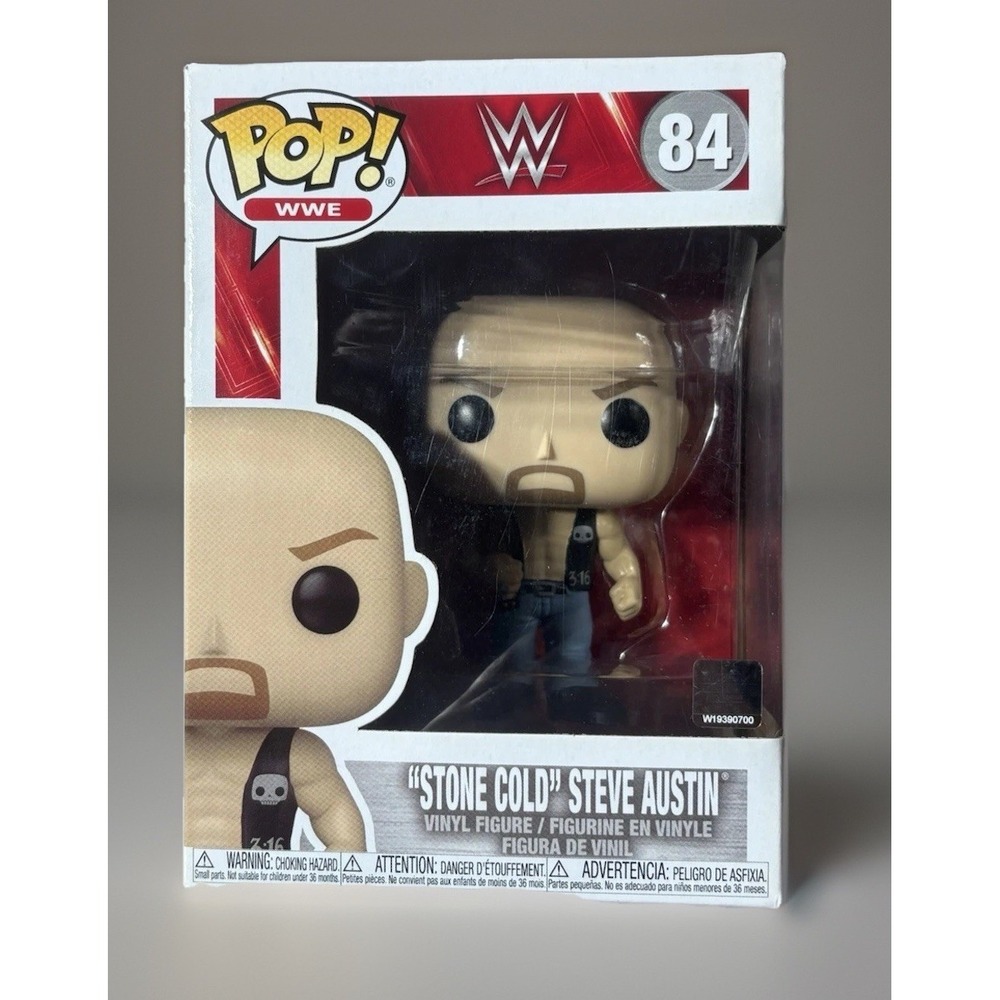 WWE "Stone Cold" Steve Austin Funko Pop! #84. New in Box.